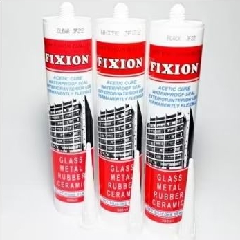 

FIXION Lem Sealant Silicone Silikon Tabung/Botol 300ml Lem Kaca Serbaguna