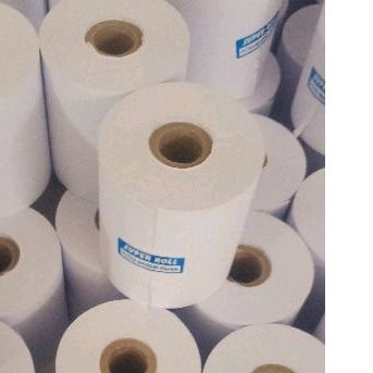 

High Quality Kertas kasir hvs 1ply ukuran 75x65 paket 1pak isi 1roll