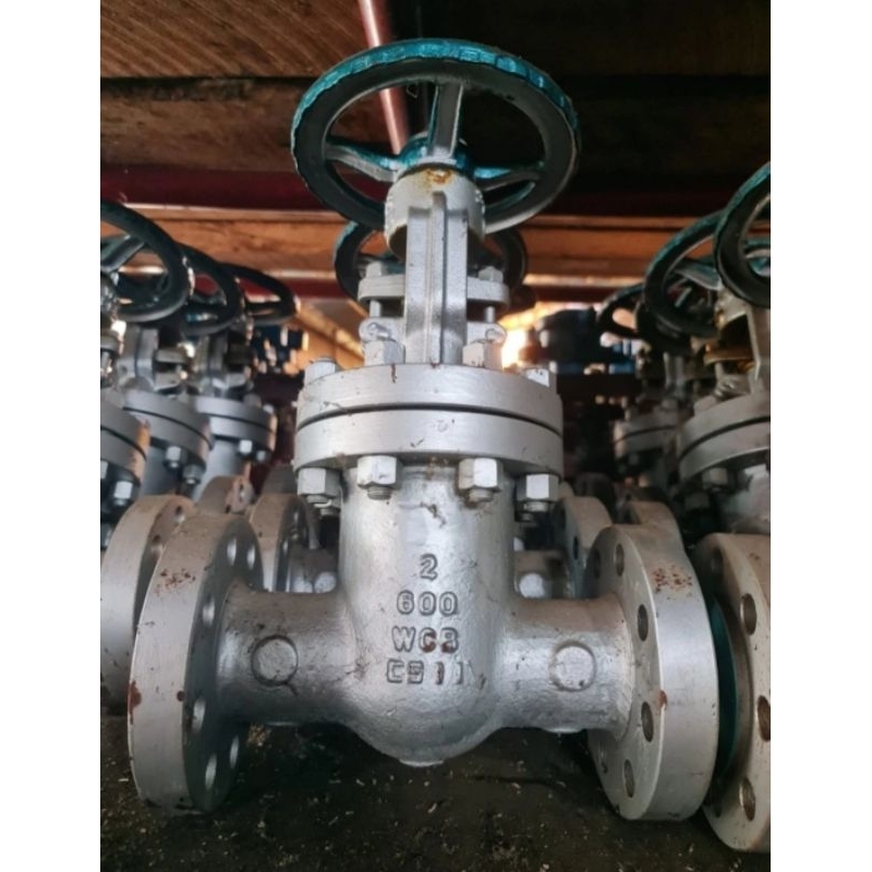 GATE VALVE CARBON STEEL / WCB OKUMA ANSI 600 FLANGE 2"