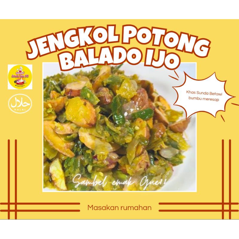 

MASAKAN RUMAHAN**JENGKOL POTONG BALADO IJO/PORSI 400ML (GURIH,PEDAS DAN ENAK BANGET)