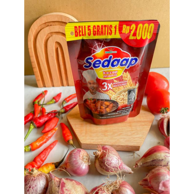 

Kecap Manis Sedap Sedaap Kemasan 77 g Praktis