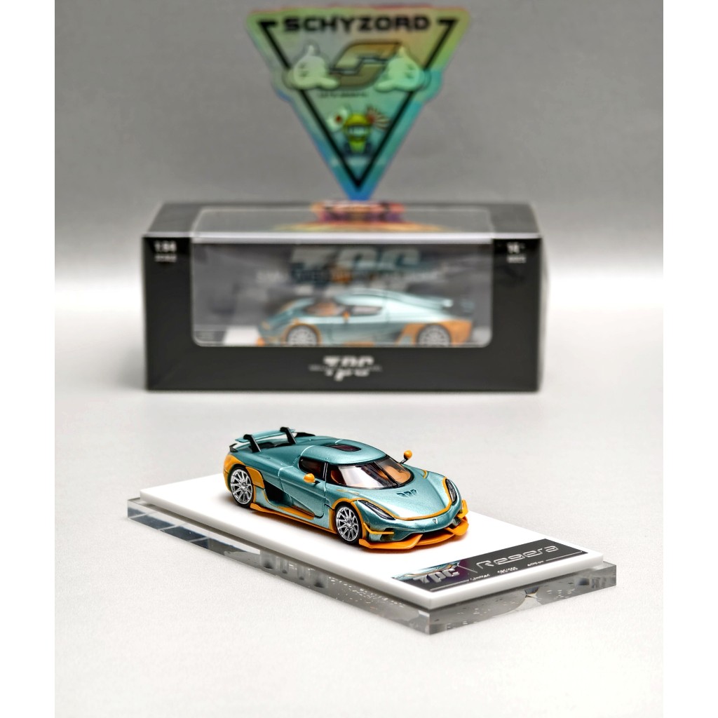 TPC Koenigsegg Regera Gulf Racing Limited Edition Ice Blue Orange