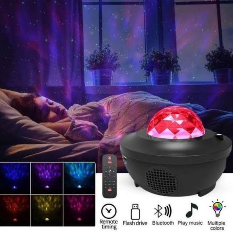 SPEAKER LAMPU RGB BLUETOOTH