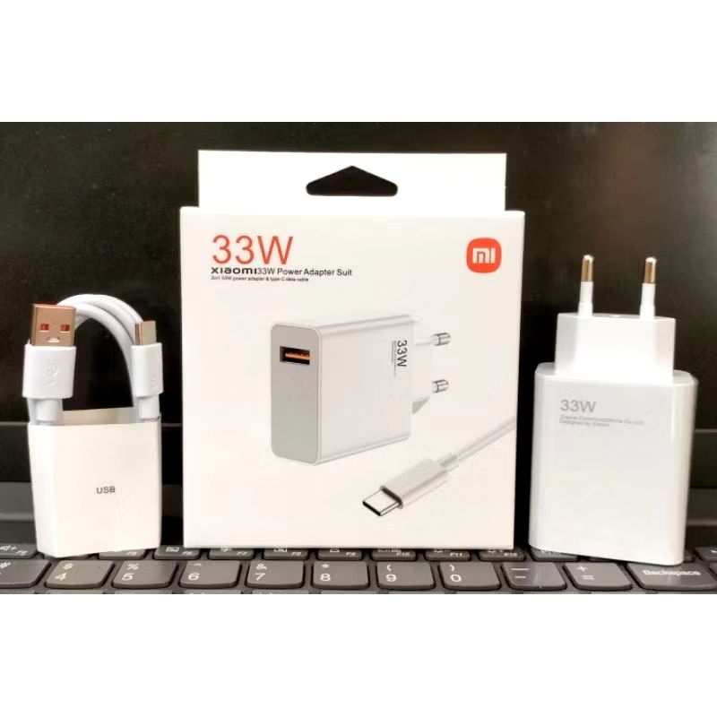 BATOK CHARGER KEPALA CASAN XIAOMI 33W SUPER FAST CHARGING
