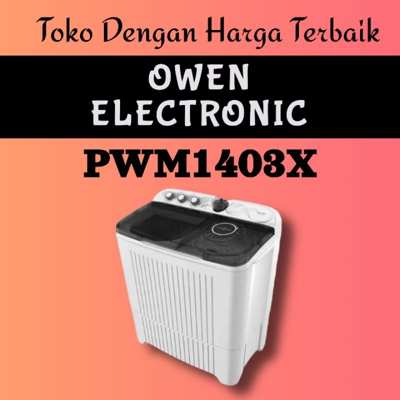 POLYTRON MESIN CUCI 14 Kg 2 TABUNG SEMI AUTO WASHER PWM1403X