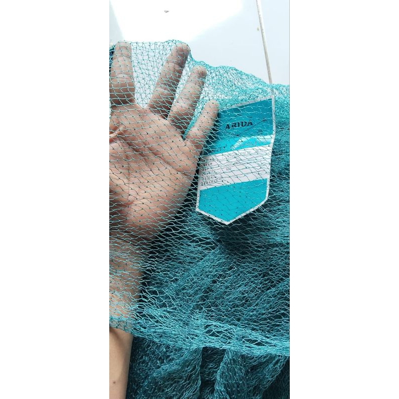 PERMETER JARING NILON ARIDA lubang ½ inch jaring bahan anco jaring bahan jala jaring udang jarng ter
