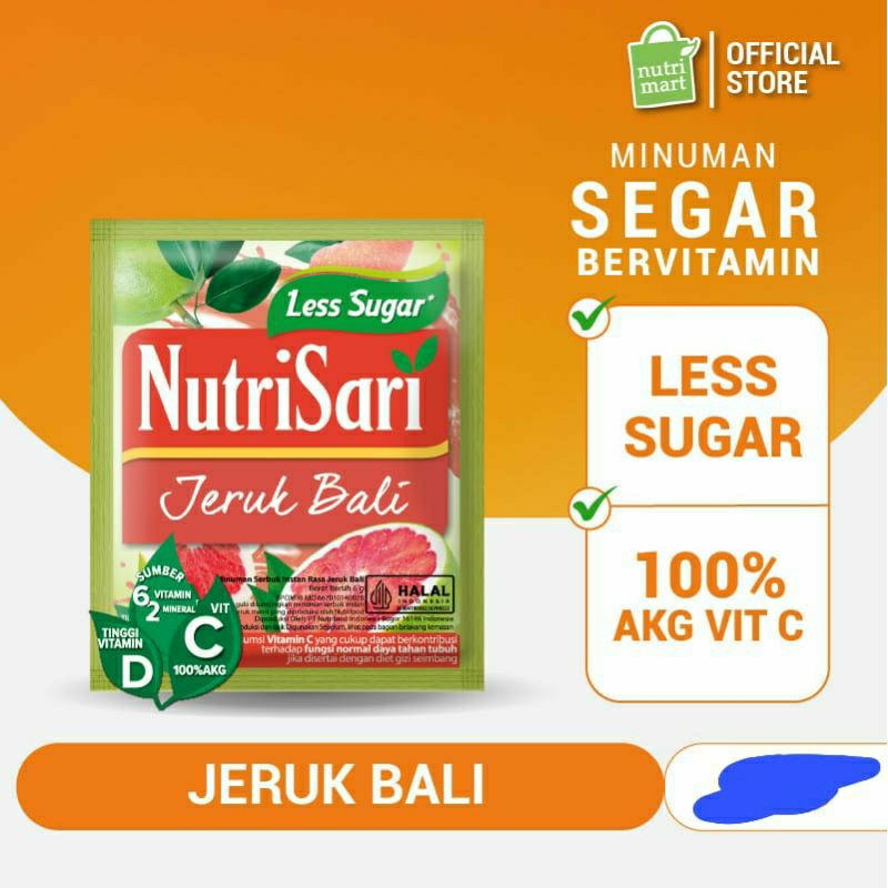 

[RasaBaru] Nutrisari Sachet JERUK BALi 6gram