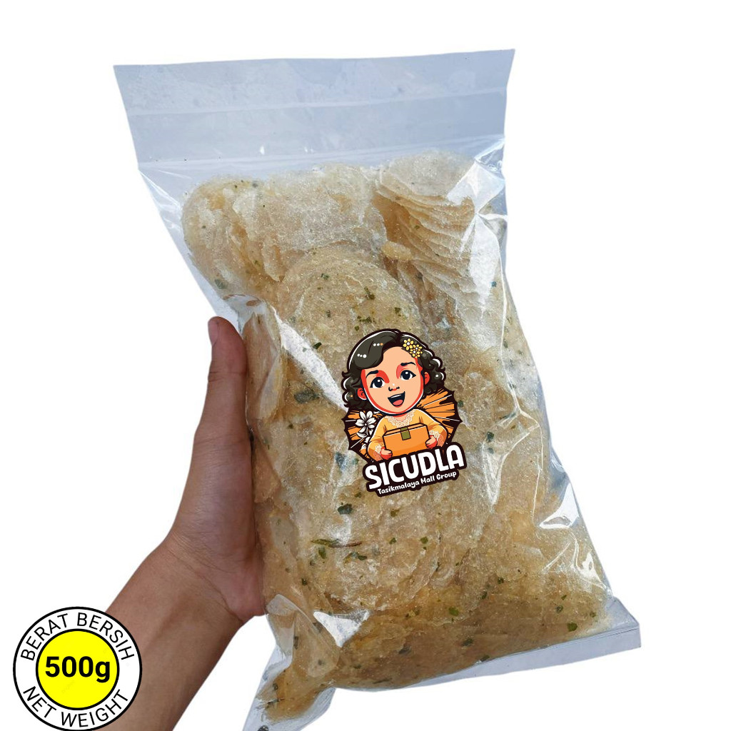 

KERIPIK KACA SICUDLA Kemasan 1 Kg & 500gram - Pedas Jeruk