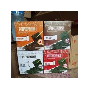 

MININORI CRISPY SEAWED 1 BOX ( ISI 12 BUNGKUS )