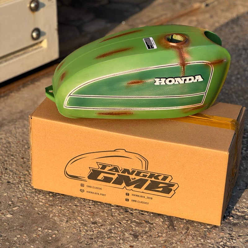 tangki cb 125 japan hijau bladus