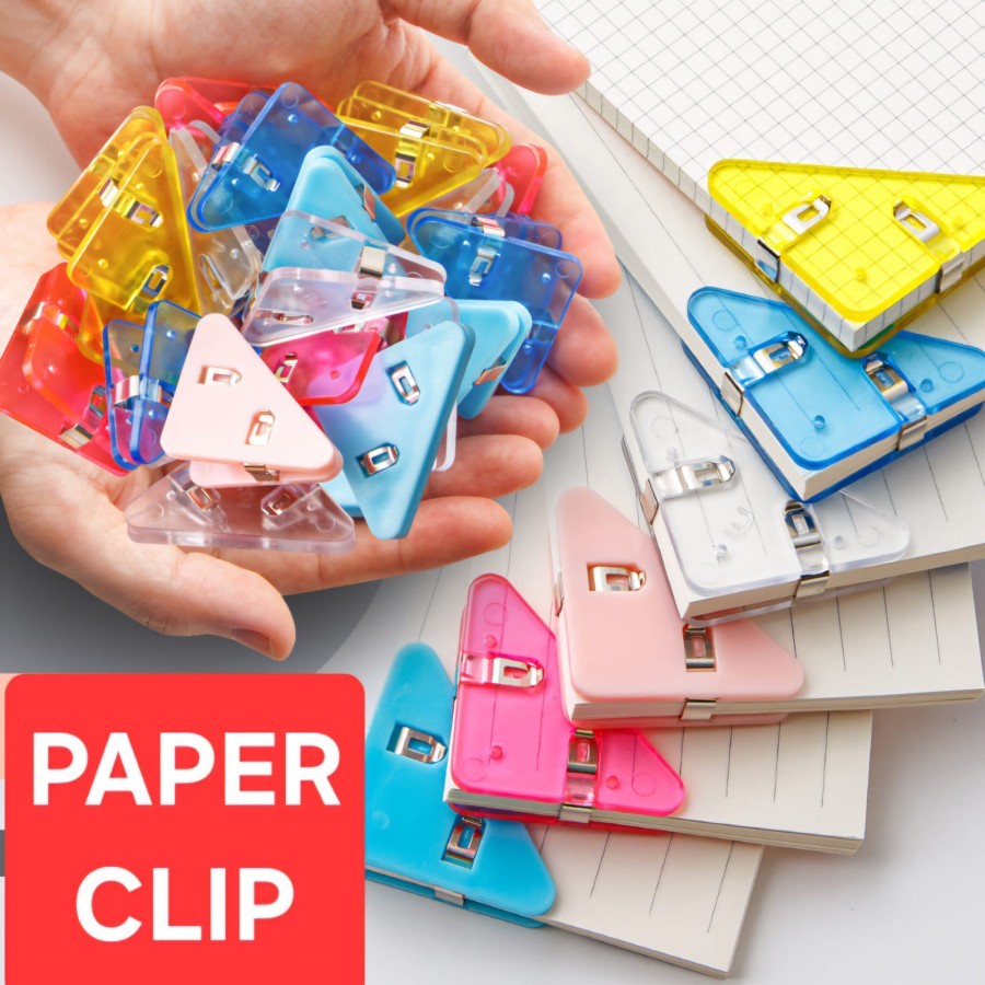 

TOKYOBERRY PAPER CLIP TRIANGLE SEGITIGA KLIP PENJEPIT KERTAS