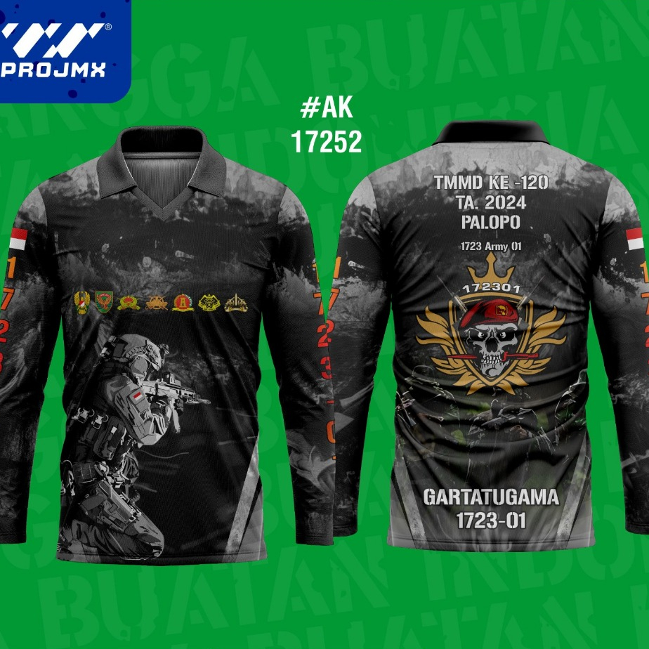 PROJMX - KAOS JERSEY BISA CUSTOM LENGAN PANJANG