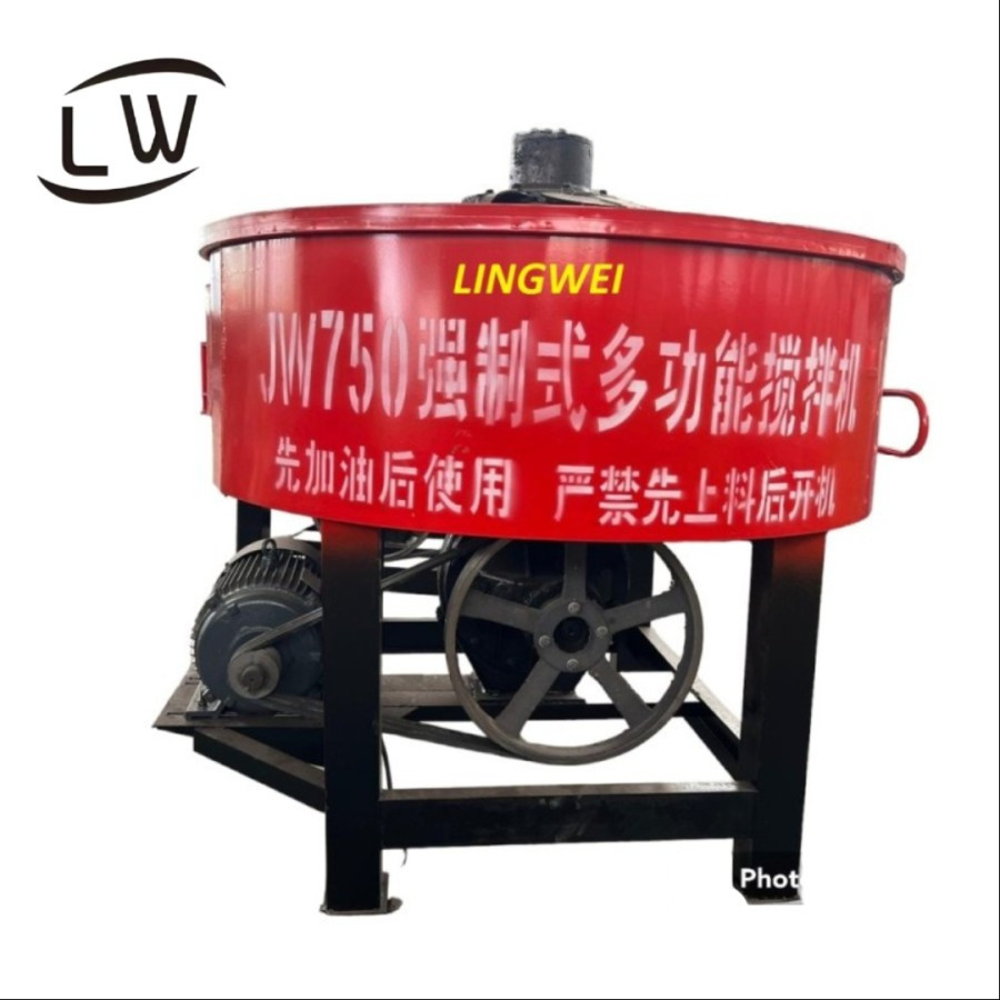 MESIN PENGADUK SEMEN / MIXER MOLEN SEMEN COR DATAR LISTRIK 750 LITER