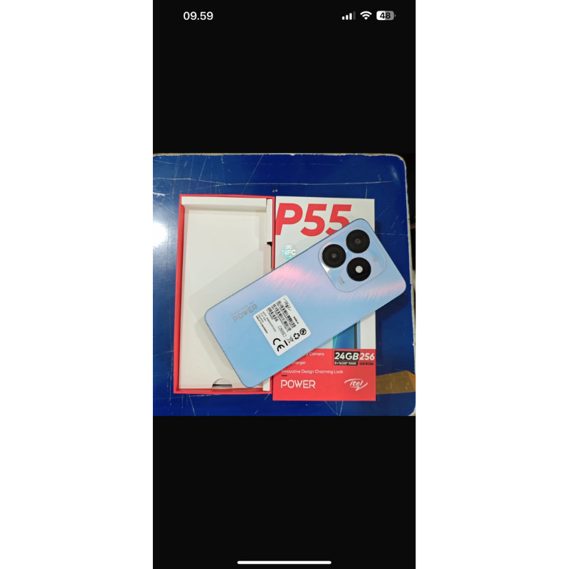 Itel p55 ram 8/256 second fullset original resmi