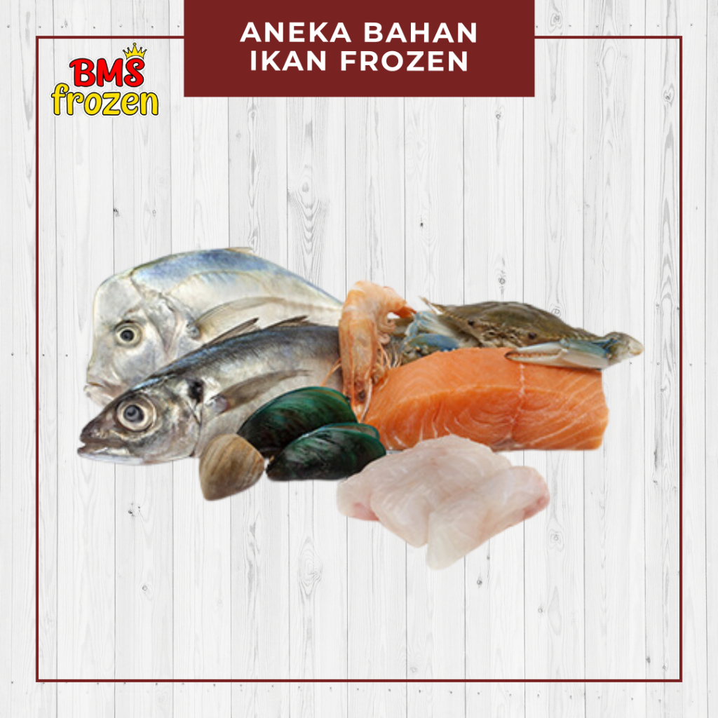 

BMS Frozen Mart | Fresh Food - Ikan/Seafood - Ikan Shisamo - Kepiting - Salmon - Dori - Udang - Cumi - Tuna - Kepala Ikan