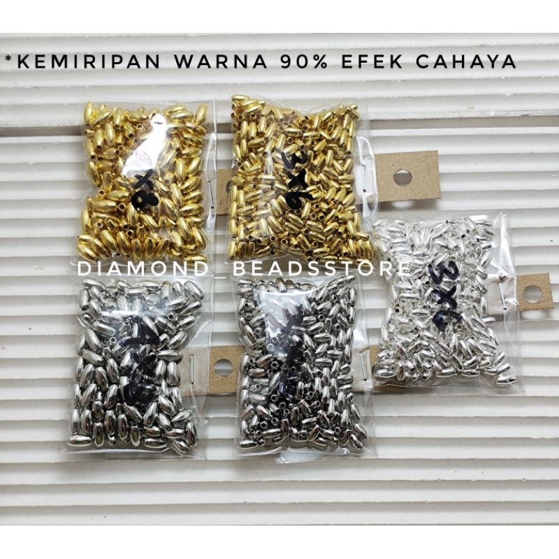 Payet padi beras/Padi 3*6 ringan/Payet mutiara padi
