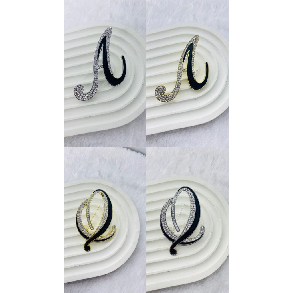 BROS HIJAB | PIN BAJU INISIAL HURUF LP-W-6