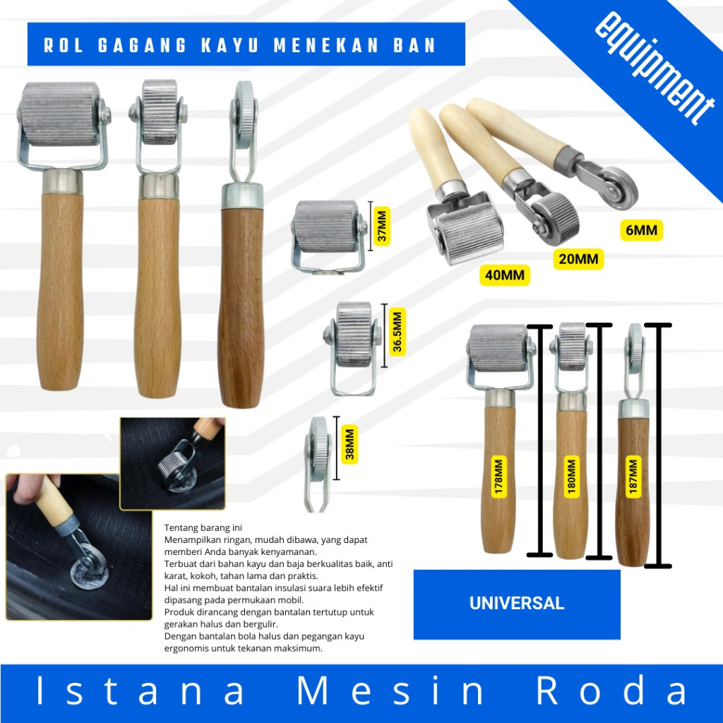 Alat Press Roller Tambal Tip Top Ban Tubeless