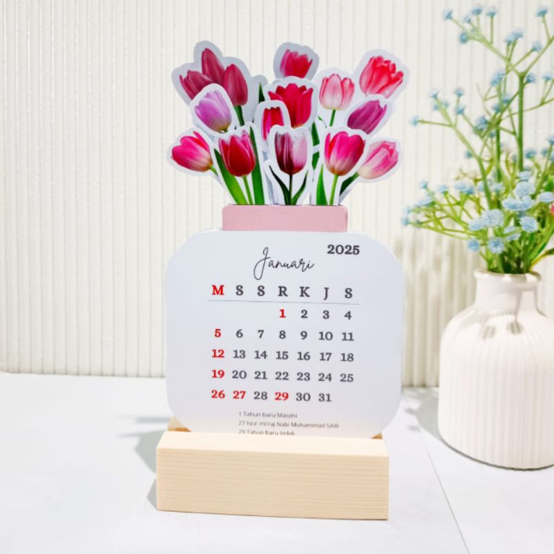 

Kalender Meja Mini Aesthetic