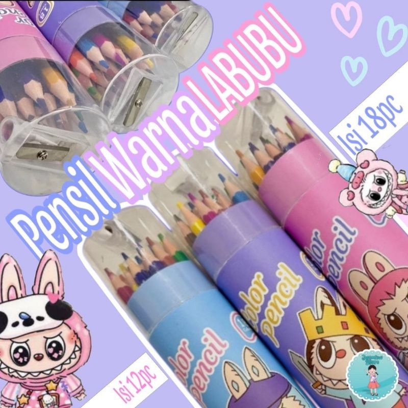 

Pencil Warna Color Pencil Tube 12 Warna 24 Warna Tabung ￼LABUBU Pencil Colour LABUBU Monster Tabung isi 18 Pcs Free serutan/Pensil Warna Labubu Pensil Colour Labubu Monster Tabung isi 18pc Free Serutan Gambar 1 Tabung Pensil Warna Karakter