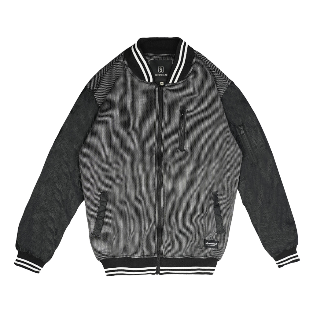 Redcable X Sevender Jaket Varsity - Field Black