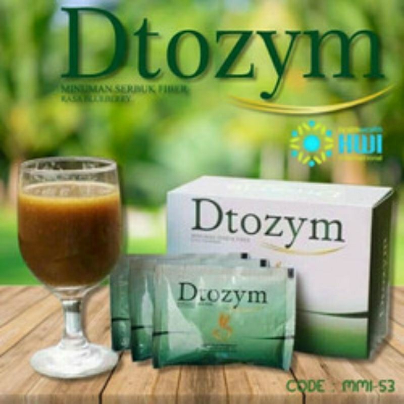 DTOZYM HWI ORIGINAL/DTOZYM FIBER/SUPLEMEN MAKANAN/SUPLEMEN DIET/PELUNTUR LEMAK/MENGHILANGKAN PERUT B