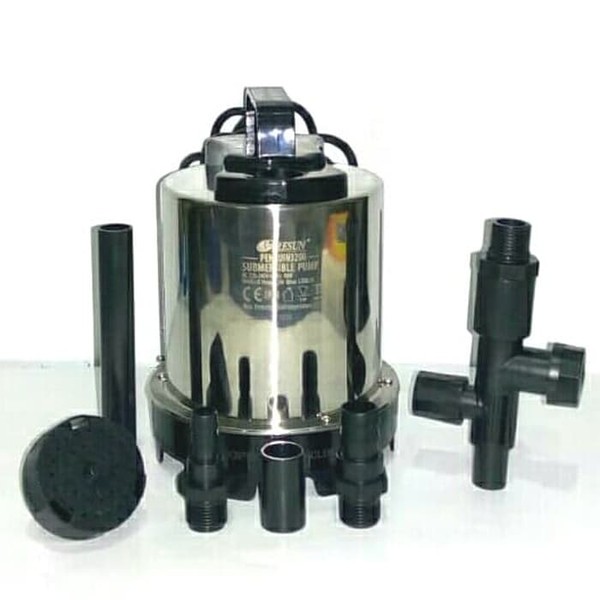 Resun pinguin pompa 3200 filter vertical air mancur kolam ikan pompa aquarium kolam ikan stainless