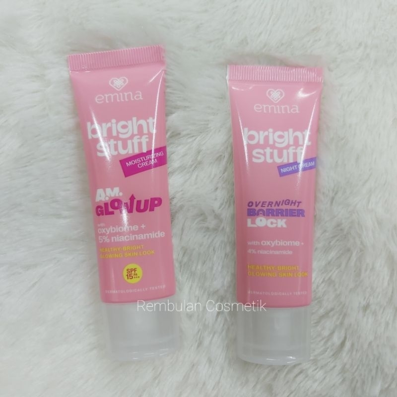 Paket Emina Bright Stuff Cream Siang & Cream Malam