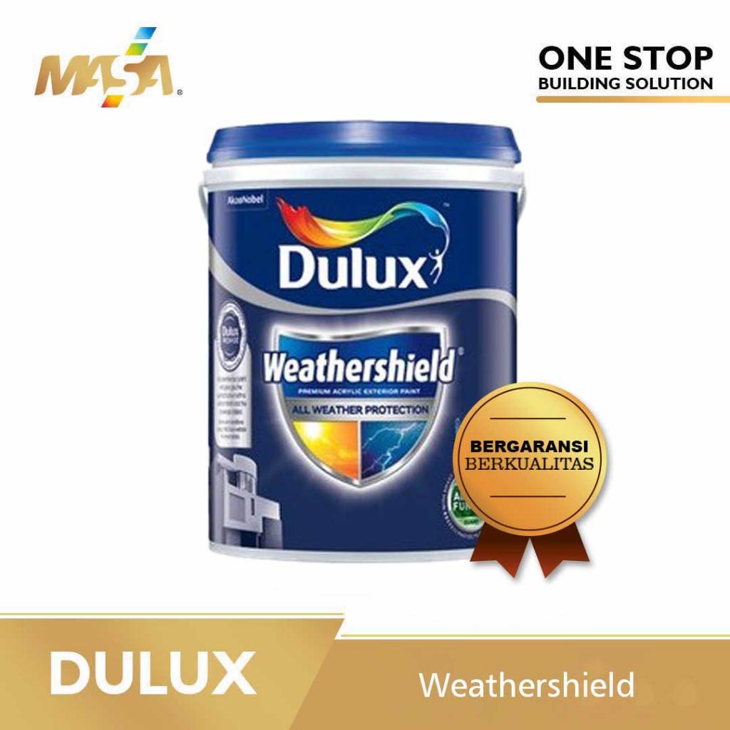 CAT TEMBOK LUAR MURAH DULUX WEATHERSHIELD 20 LTR