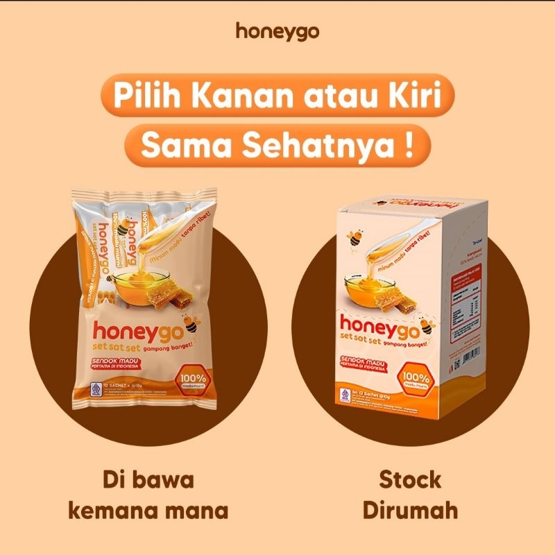

HONEYGO MADU SENDOK PRAKTIS PACK/SHOWBOX