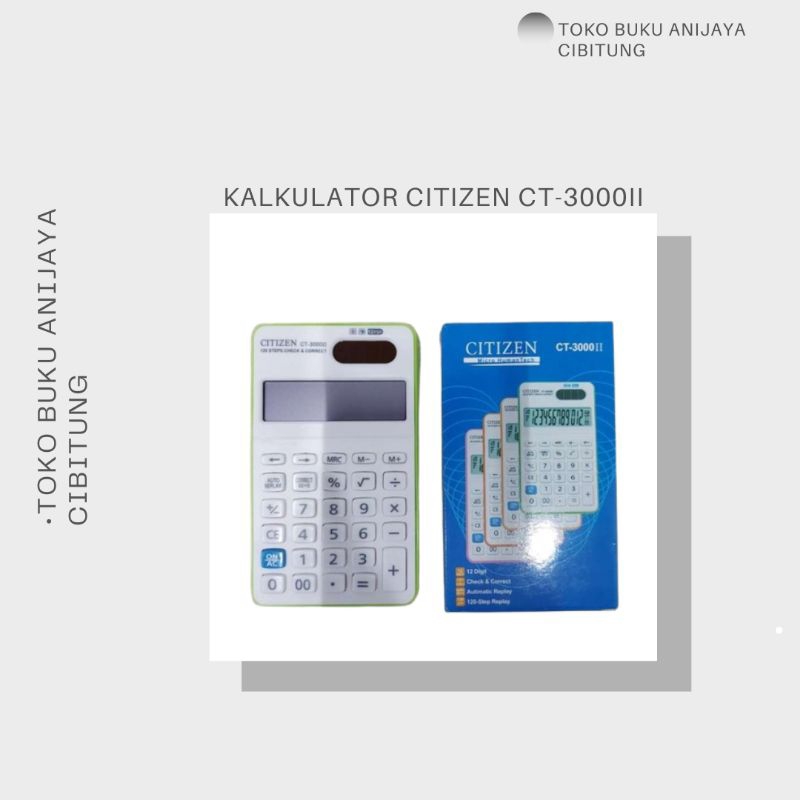 

Kalkulator Citizen CT-3000II