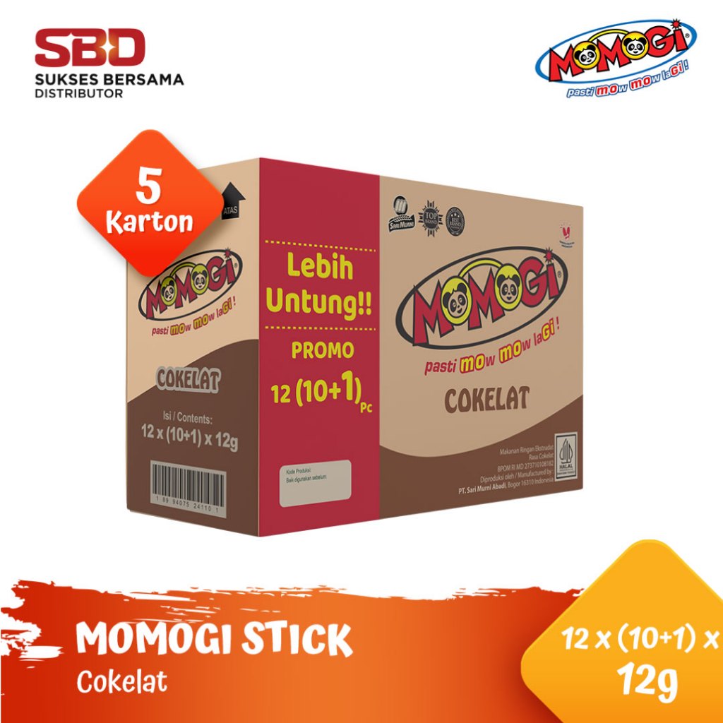 

Momogi Stick 12gr - Coklat Promo [5 Karton]