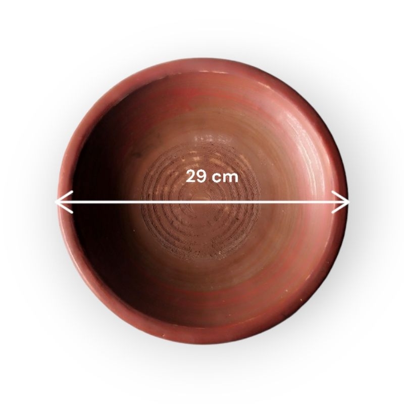 COBEK TANAH LIAT UKURAN 29CM JUMBO//COBEK SAMBEL GAMI TAHAN PANAS