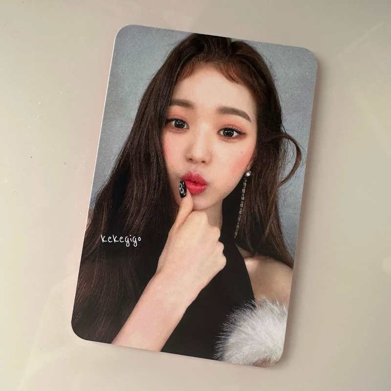 photocard wonyoung broadcast after like pc wony ive bc
