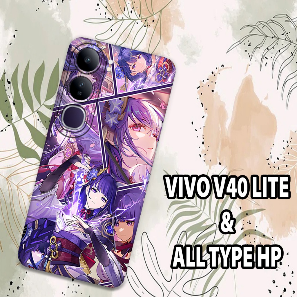 CC15/ Softcase karet lentur untuk Vivo V40 Lite  2024/Motif  karakter genshin impact/case vivo v40 l