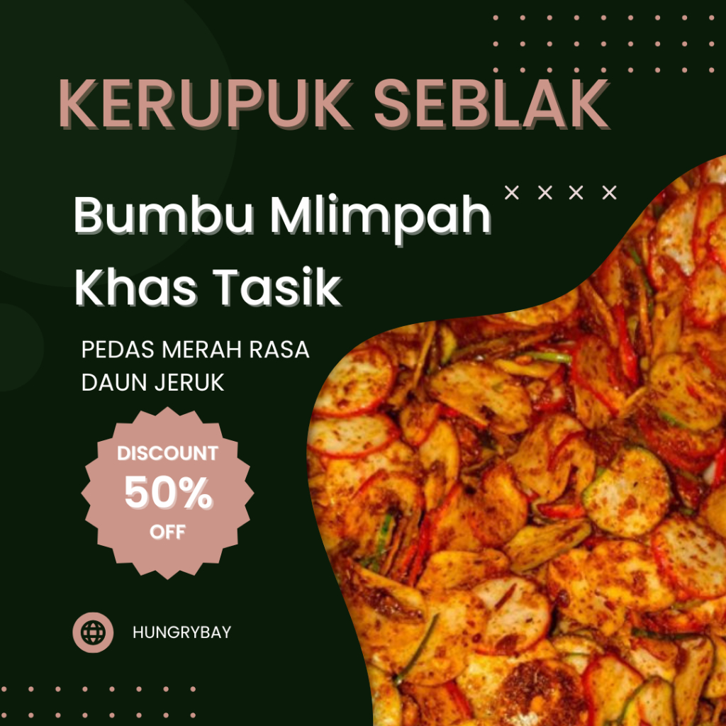 

Kerupuk Seblak Kering Pedas Daun Jeruk Kencur Super Enak Bawang Isi 250-500Gram Extra Bumbu Melimpah