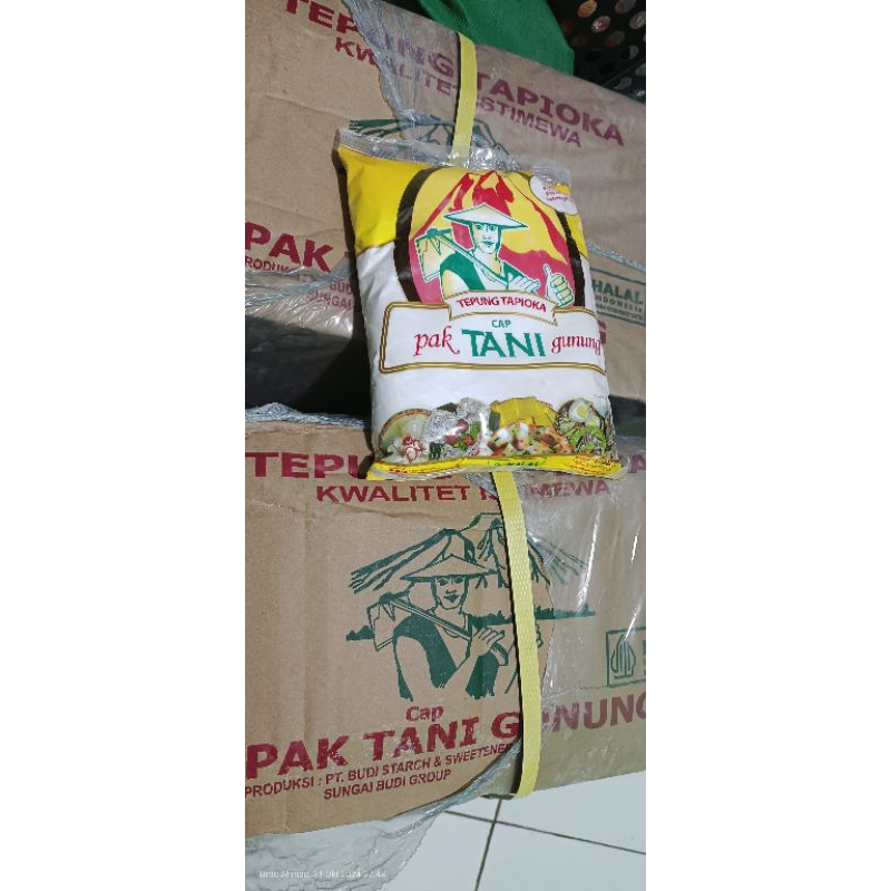 

TEPUNG TAPIOKA cap pak Tani gunung 500gram