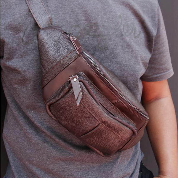 Tas Pinggang Kulit Waistbag Pria Voire Leather PEDRO