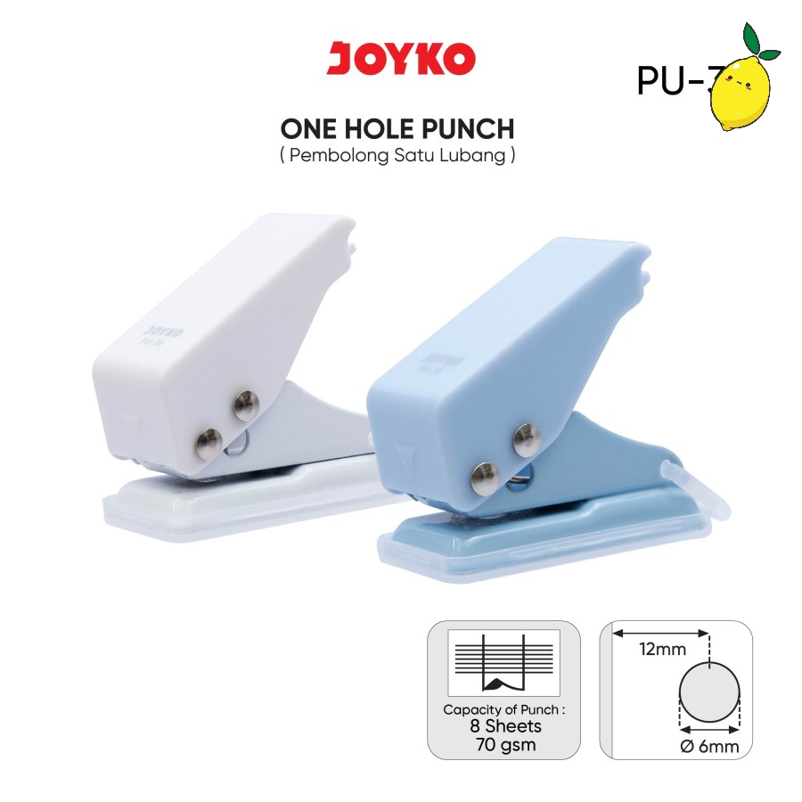 

Pembolong Kertas Satu Lubang / One Hole Punch Joyko PU-36
