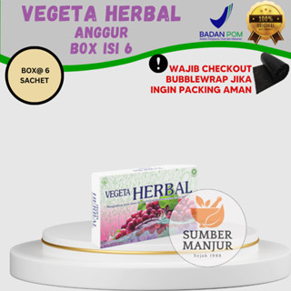 

VEGETA HERBAL ANGGUR BOX ISI 6 SACHET