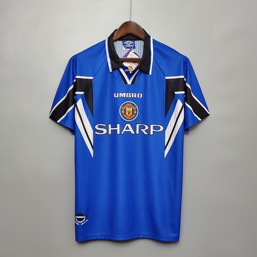 Jersey Bola Retro Grade AA Manchester United MU Away 1996 / 1998 Season 96-98