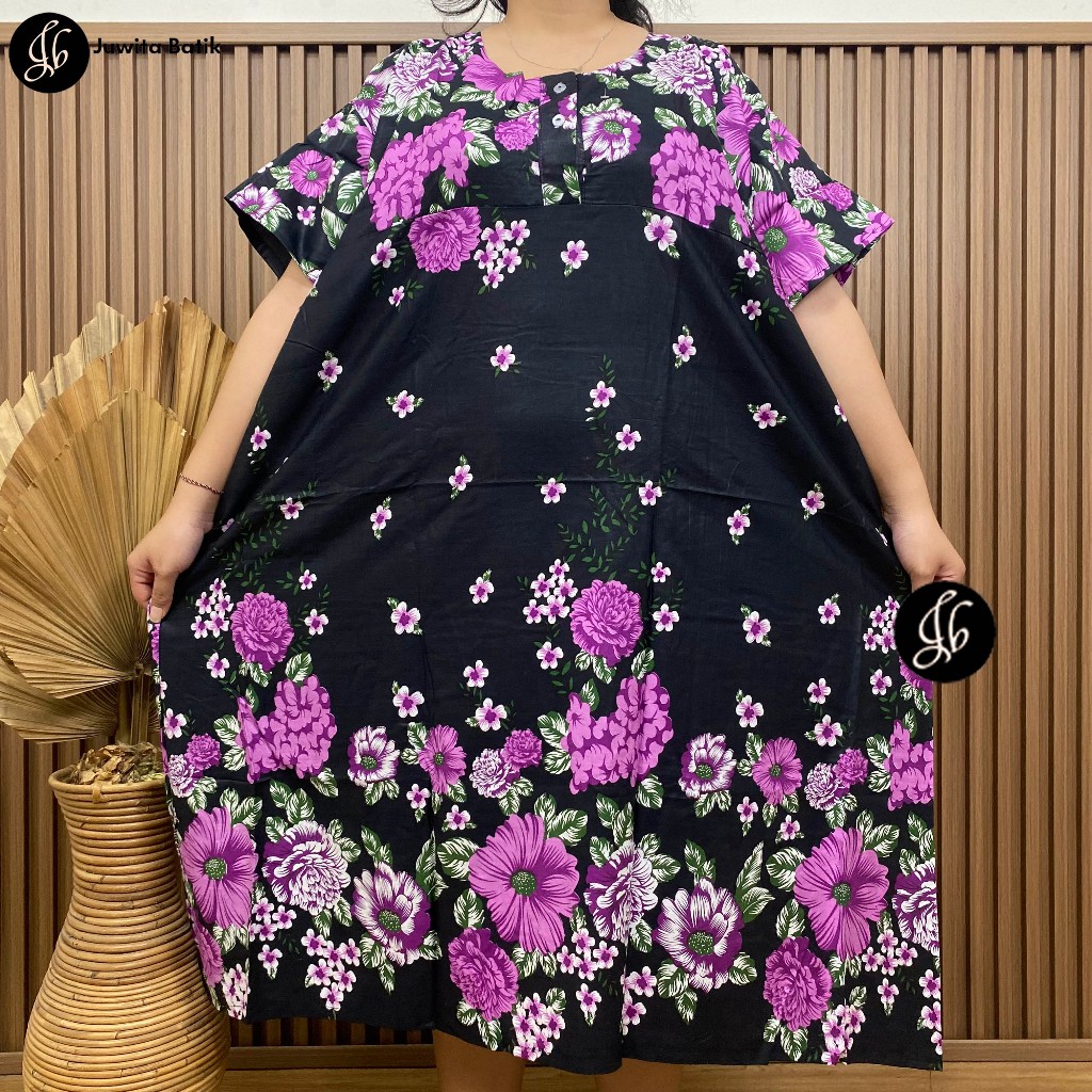 PROMO DISKON Juwita Batik - Daster Payung Jumbo Busui Friendly LD 140 Super Jumbo Murah Terbaru