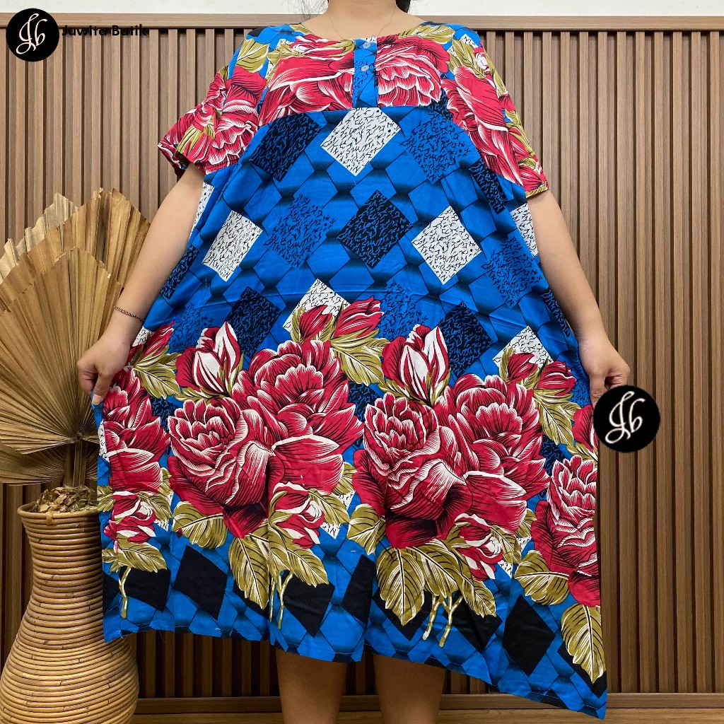 Ay00! Juwita Batik - Daster Payung Jumbo Busui Friendly LD 140 Super Jumbo Murah Terbaru PART-I