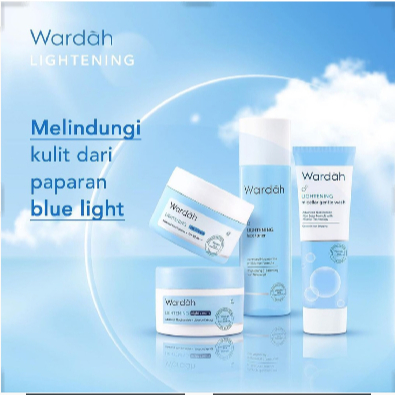 Bisa COD Wardah Paket Glowing Lightening kemasan besar / Paket Skincare terlaris