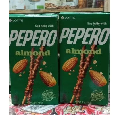 

pepero almond stick coklat