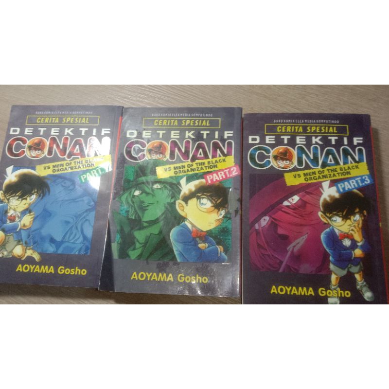 Komik Detektif Conan Vs Man Of The Black Organization