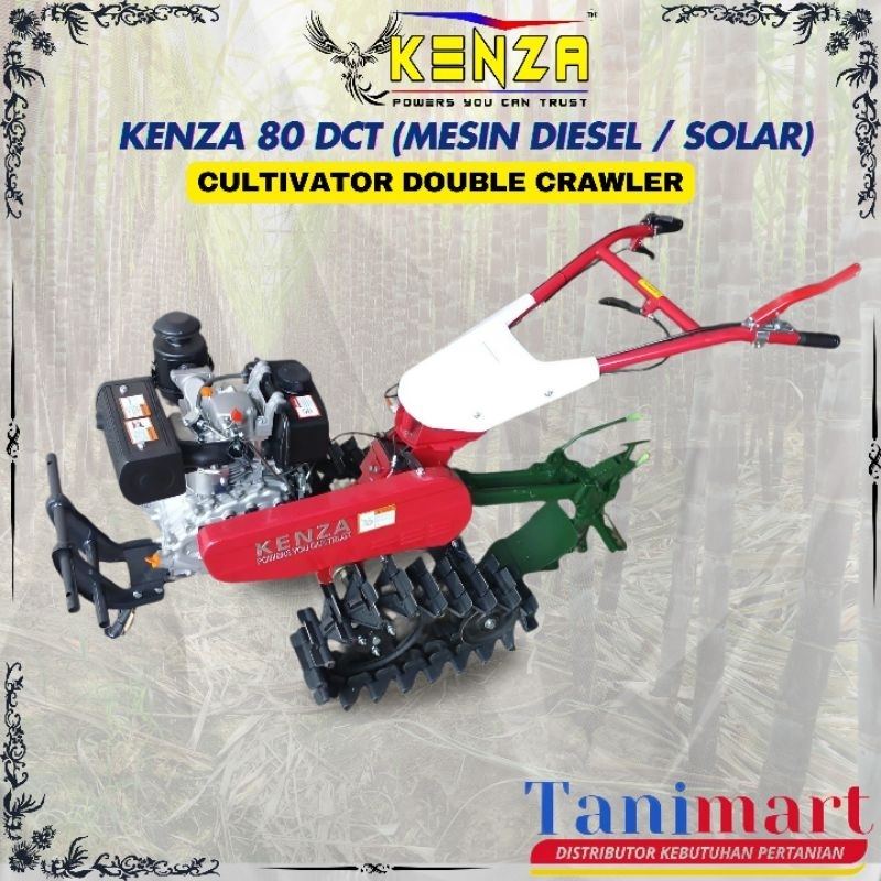 KENZA CRAWLER TILLER / MESIN TRAKTOR MINI / CULTIVATOR MINI / MESIN DANGIR RODA TANK / MESIN BAJAK M