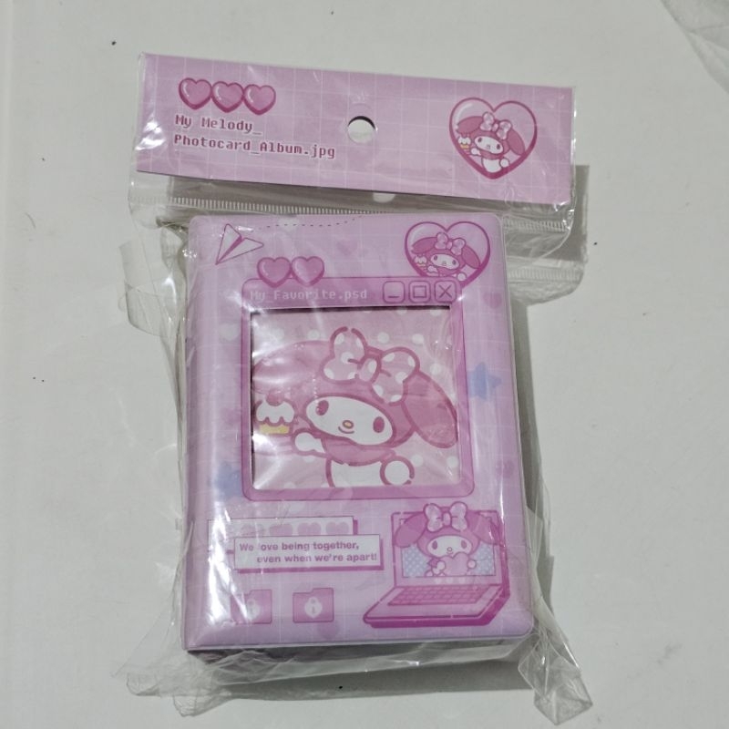Sanrio Korea KR Ready MY MELODY MAMEL Collect Book Colbook Kolbuk Binder 1p 1 photo Preloved ORI