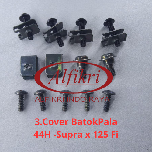 44-3 Batok Pala Supra X 125 FI Full Set / Baud Honda Supra X 125 FI Full set Full Body