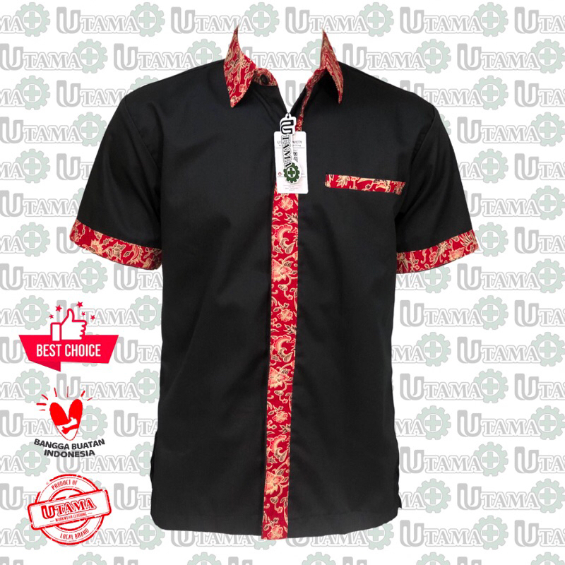Seragam Bebek Sinjay - Seragam Bebek Harissa - Baju Batik - Seragam Batik - Atasan Batik - Kemeja Ke